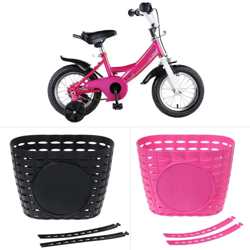 2024 אופניים סל הולו ילדים אופני תלת אופן קורקינט אחסון קדמי הכידון נושאת פלסטיק רכיבה על אופניים לילדים רכיבה על קניות
