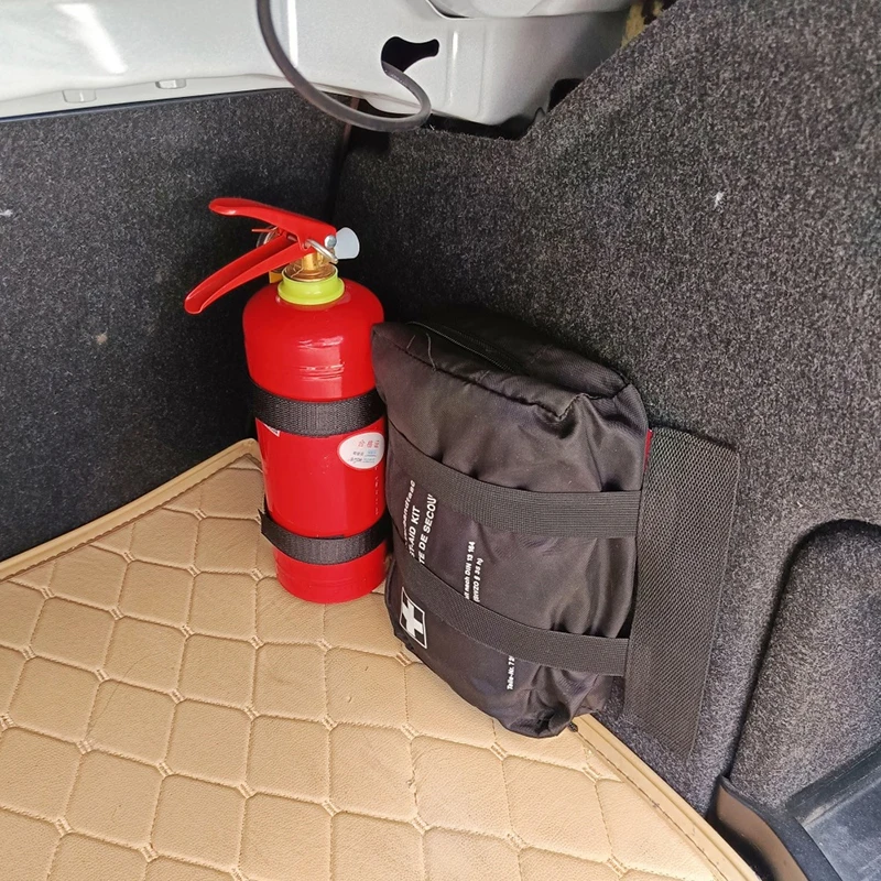 המטען ארגונית אלסטי תיקון הקלטת לכיבוי אש מיכל מים שונות אחסון מתקן קלטת מכוניות אחסון אביזרים