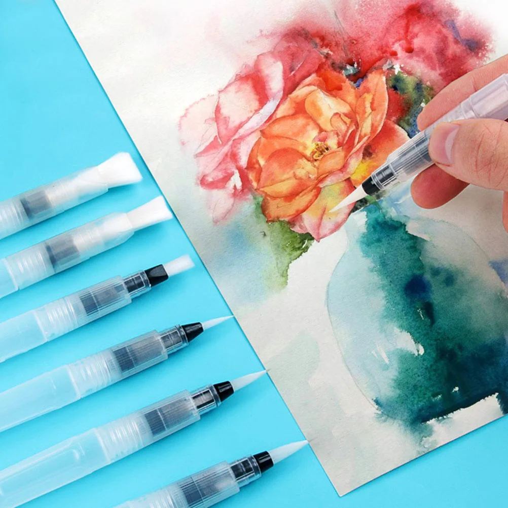 צבעי מים עטי מברשת מים מסיסים עטים צבעוניים אקווה צביעה במברשת ציור עטים