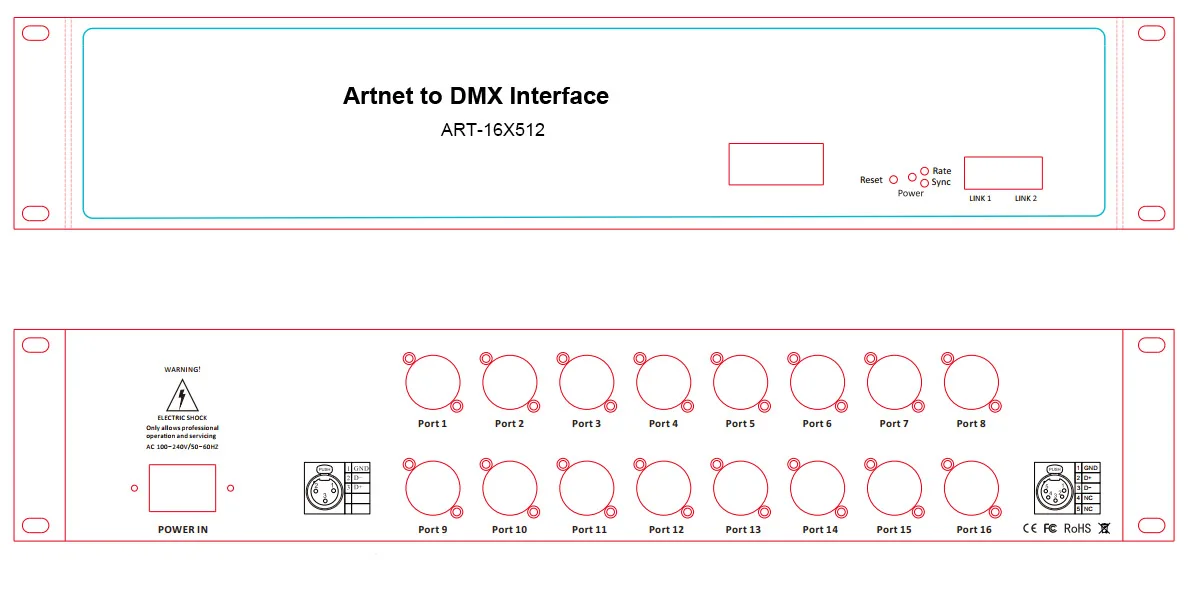 SPI/DMX LED 4 היקום RGB RGBW אור בקר dmx רב ערוץ led artnet בקר