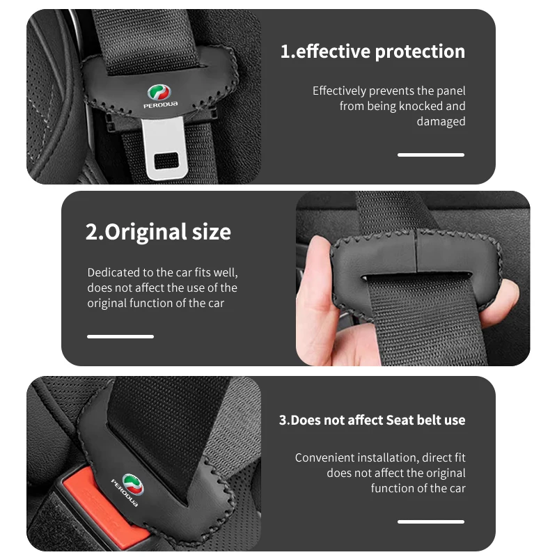 המושב אבזם קליפ מגן עור Anti-Scratch לחפות Perodua Ativa Myvi Bezza Alza Axia ויוה ארוס Myvi Gen2 Gen3