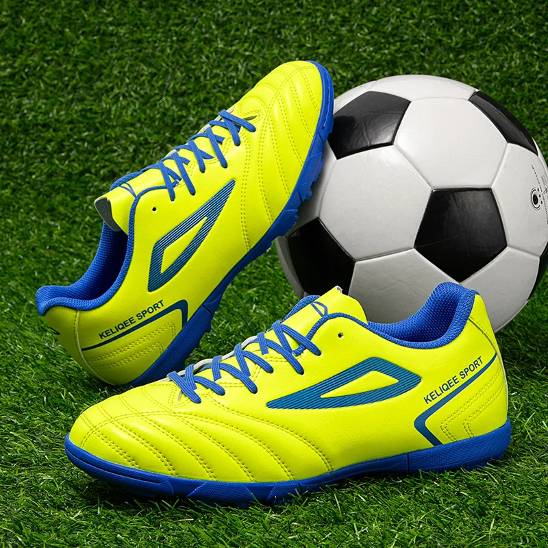 גברים נעלי כדורגל דשא מקורה כדורגל נעלי האולטרה-Slip ספורט Futsal יוניסקס דשא אימון לנשימה נוחה